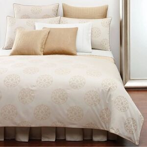 Barbara Barry Floating Lotus Gilded Queen Duvet Cover, NWT